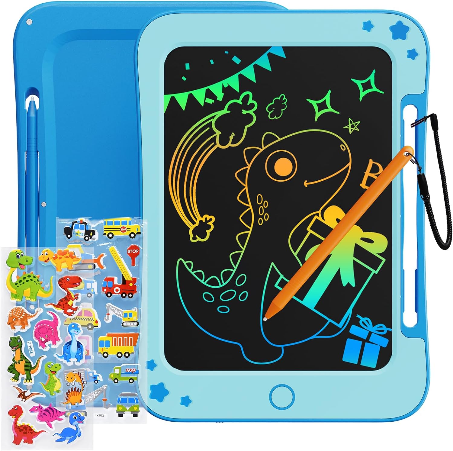Vibrant Doodle™️ Writing Tablet with Stickers