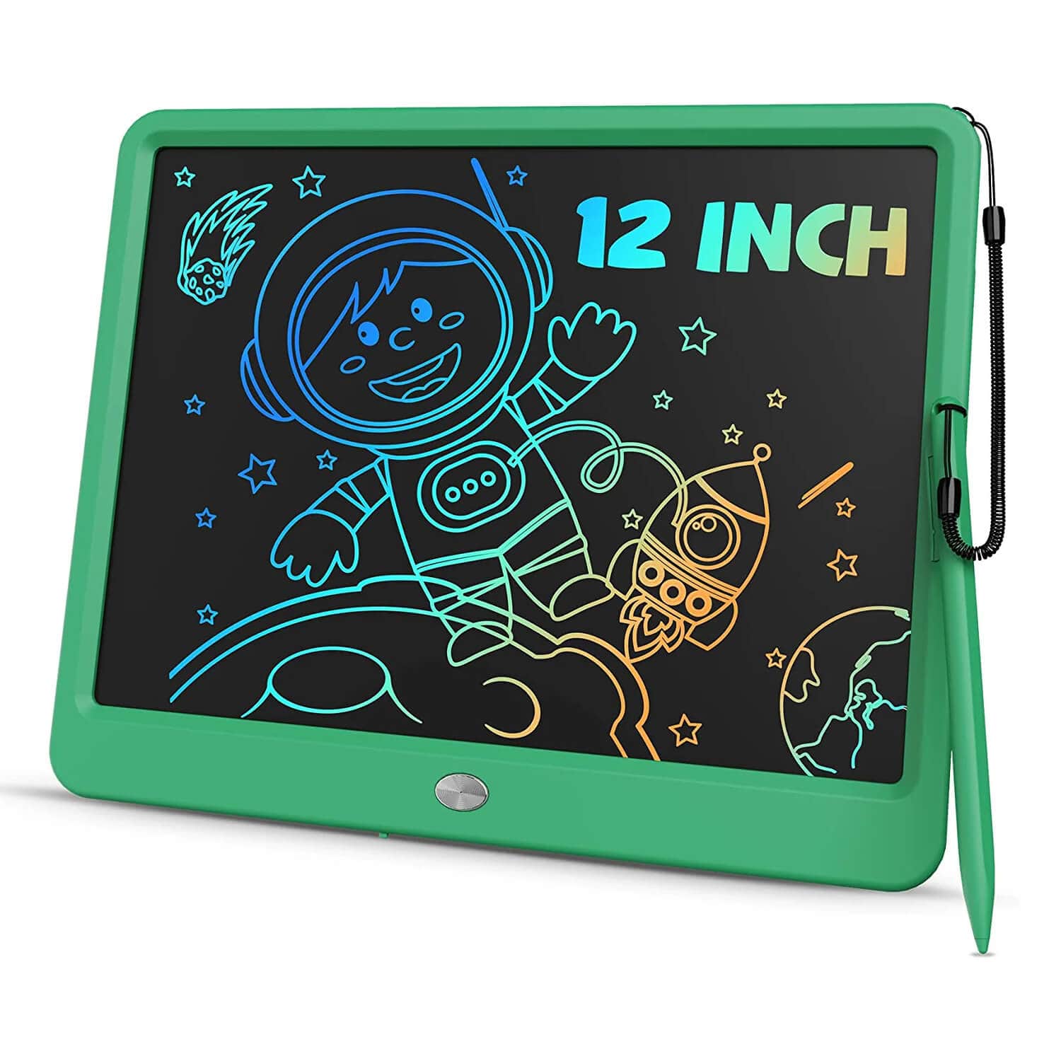 TEKFUN Large Screen 12inch LCD Writing Tablet with Anti-Lost Stylus, Erasable Doodle Board No Mess Drawing Pad - Mytekfun