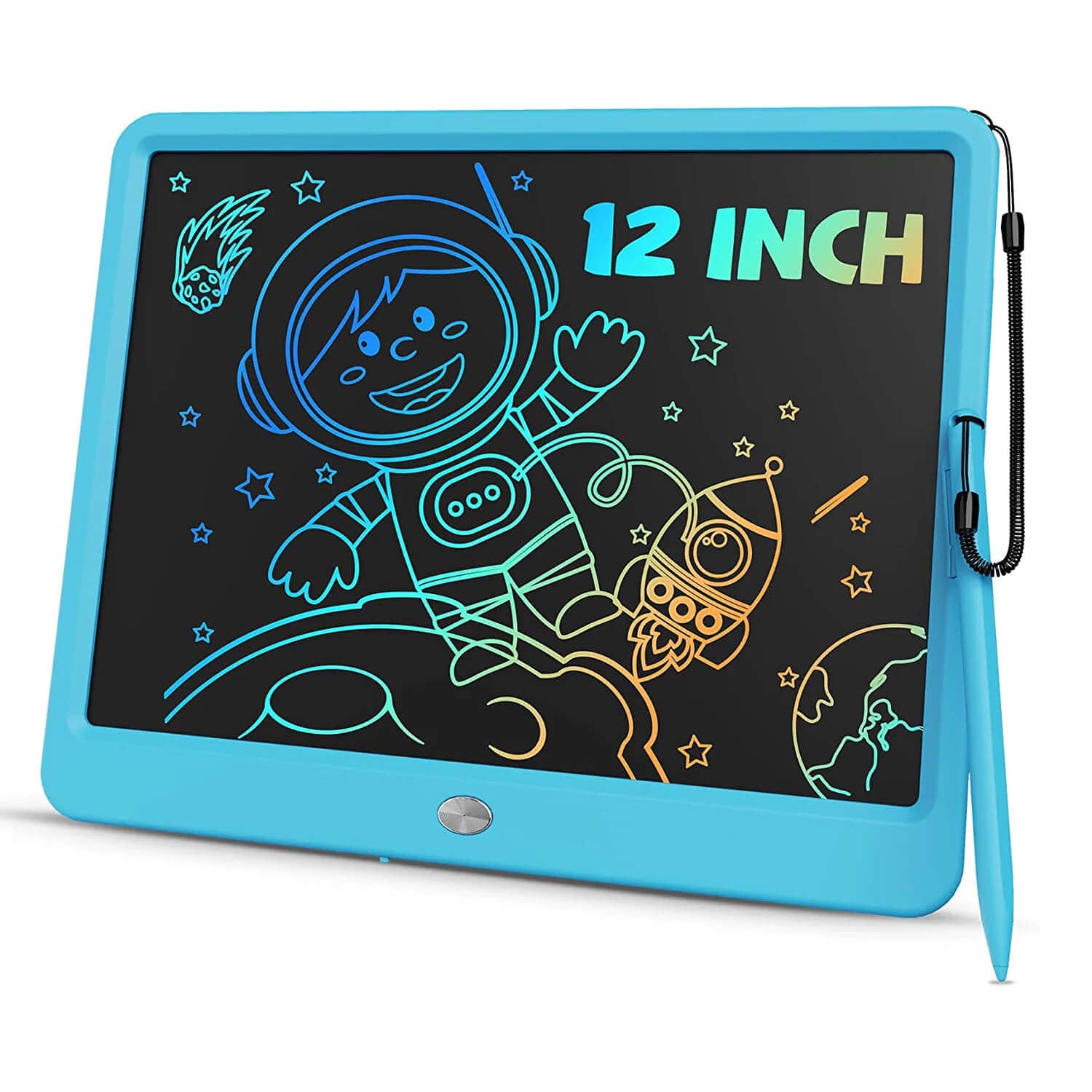 TEKFUN Large Screen 12inch LCD Writing Tablet with Anti-Lost Stylus, Erasable Doodle Board No Mess Drawing Pad - Mytekfun