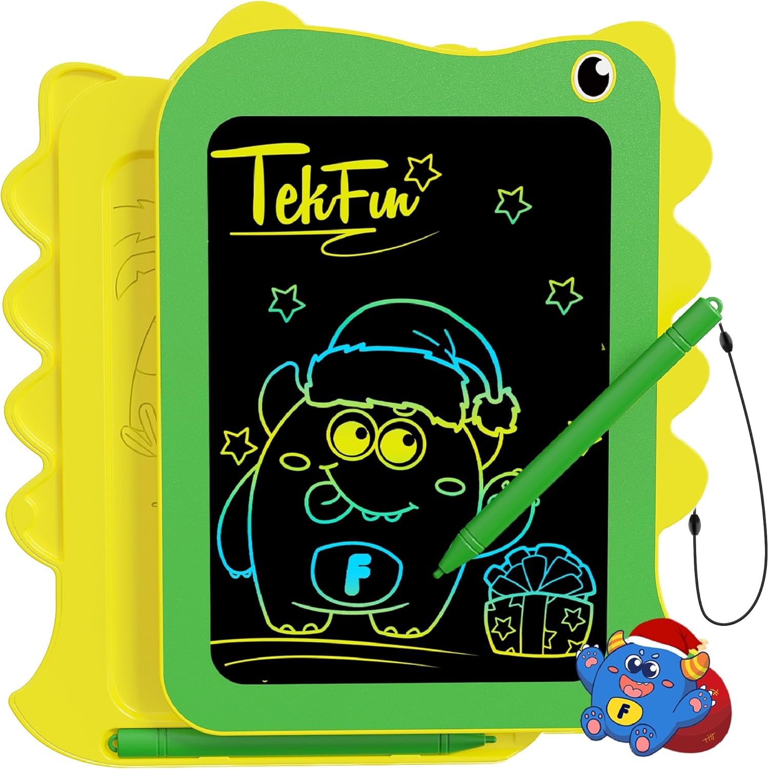 LCD Writing Tablet for Kids, Doodle Board Drawing Pad, Dinosaur Toys for Kids, Travel Toys for 3 4 5 6 Year Old Boys Girls, Easter Birthday Christmas Gift (8.5in Green)