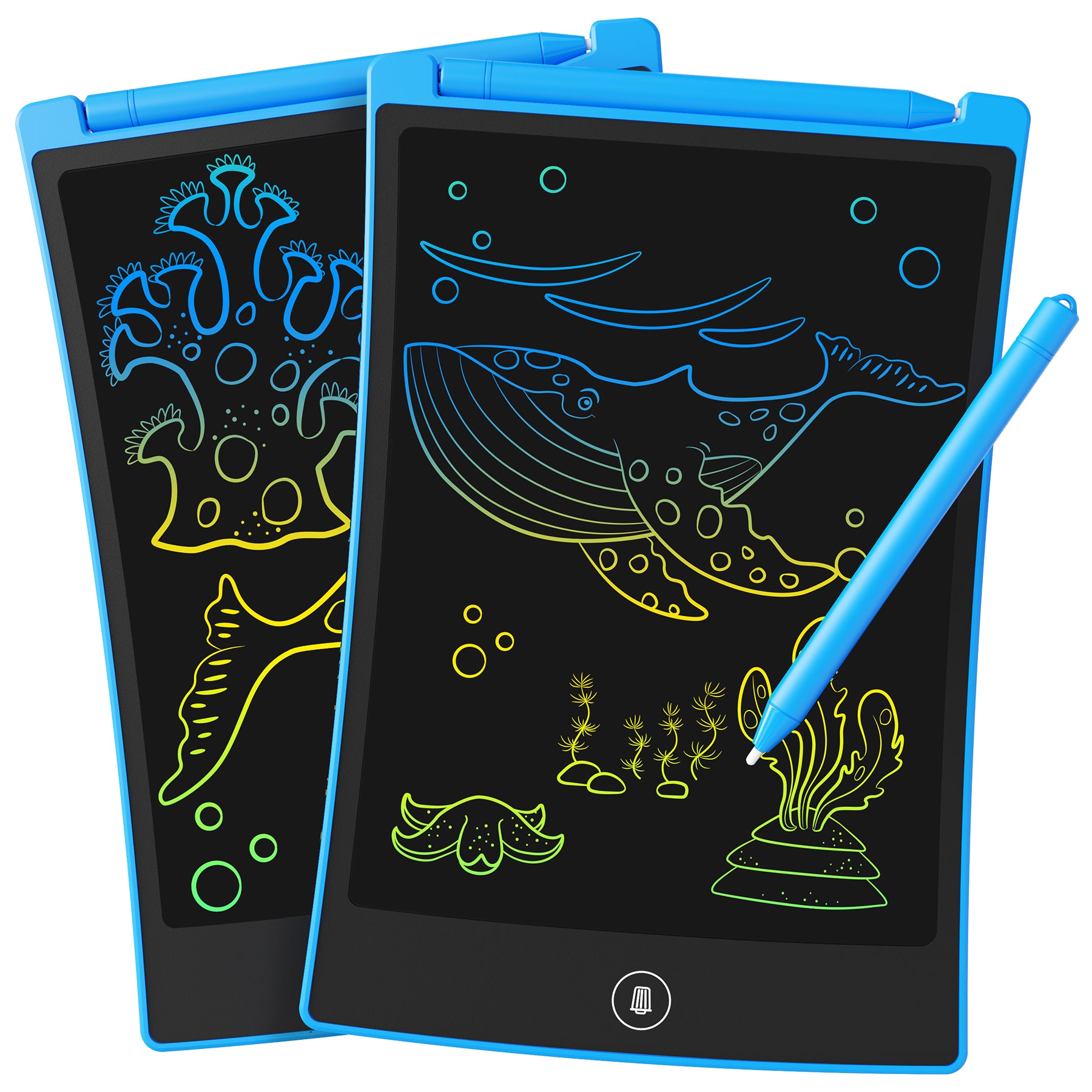 Vibrant Doodle™️ Writing Tablet 2 Pack with 4 Stylus