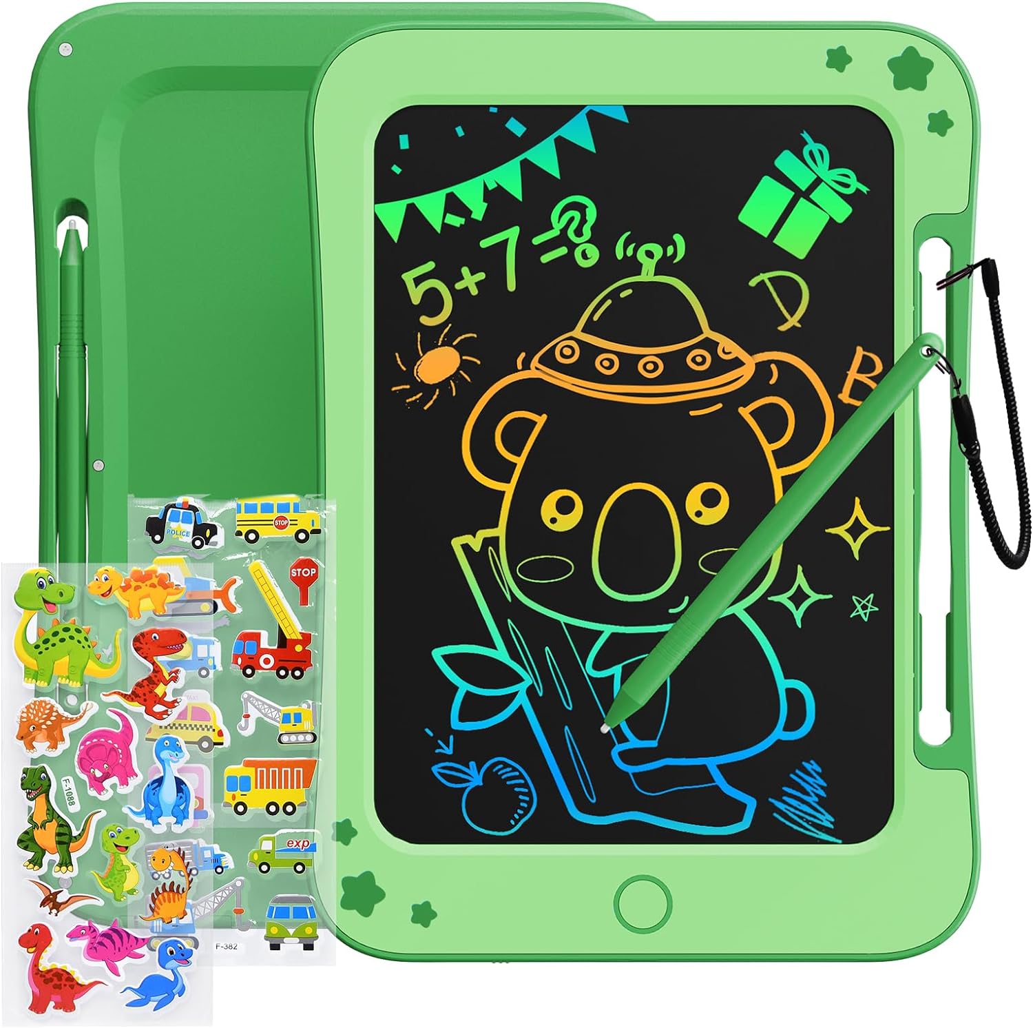 Vibrant Doodle™️ Writing Tablet with Stickers