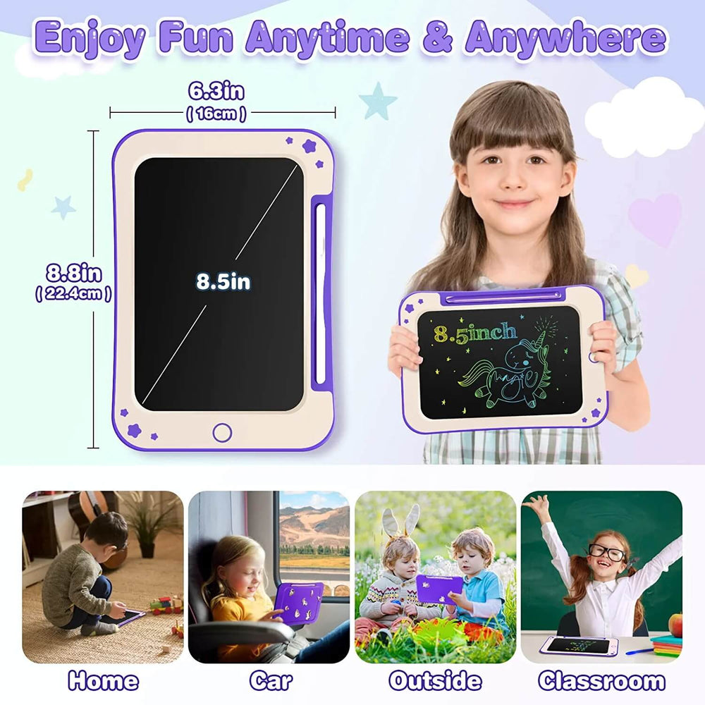 Vibrant Doodle™️ Writing Tablet with Stickers